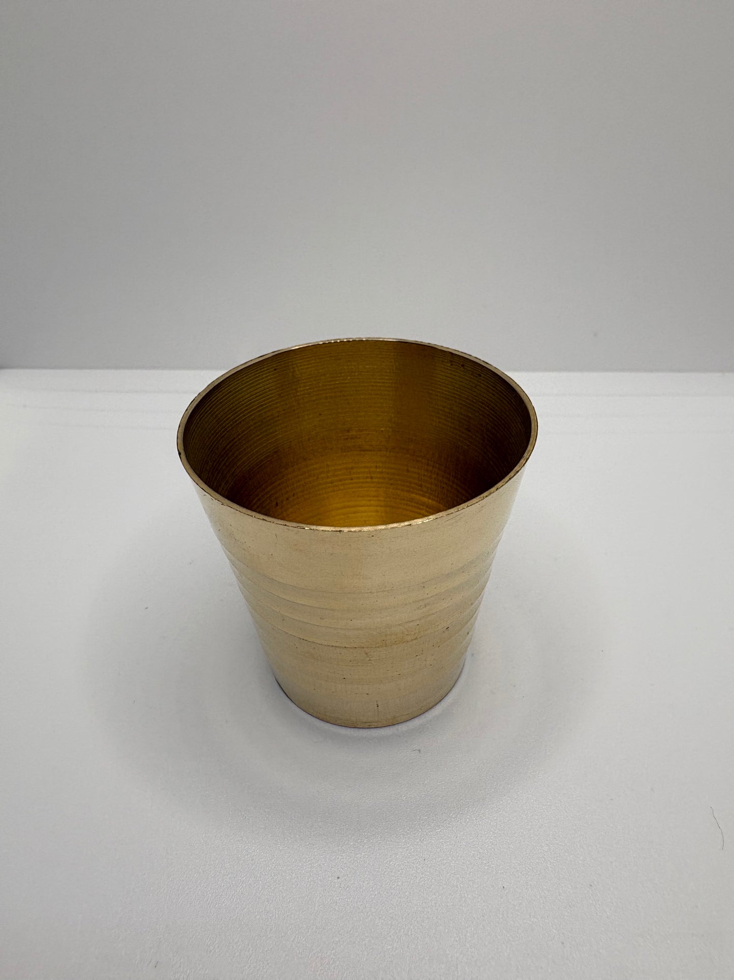 Brass (Petal) Bhog Glass | Traditional Brass Glass for Bhog, Pooja & Prasadam