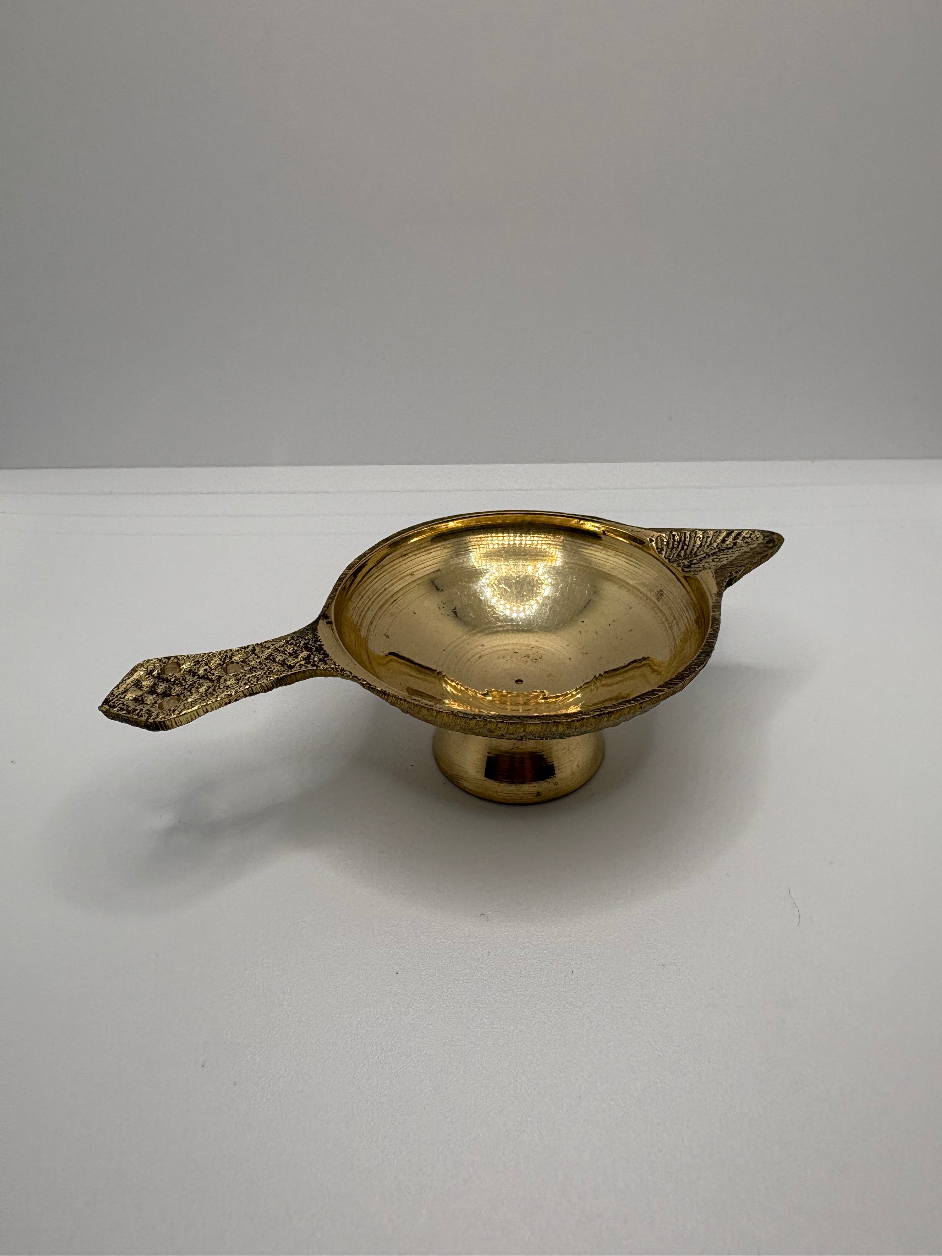 Brass (Petal) Diya | Traditional Handmade Brass Diya for Pooja & Festive Decor