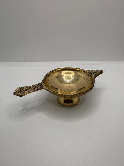 Brass (Petal) Diya | Traditional Handmade Brass Diya for Pooja & Festive Decor