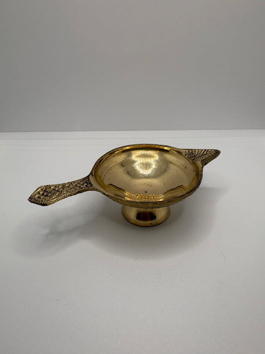 Brass (Petal) Diya | Traditional Handmade Brass Diya for Pooja & Festive Decor