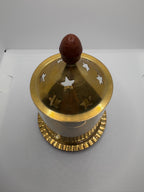 Borosil Akhand Jot Diya - Medium Brass (Petal)