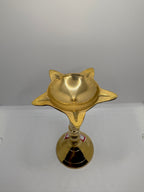 Brass (Petal) Diya Stand | Traditional Brass Stand for Pooja Diyas & Spiritual Decor