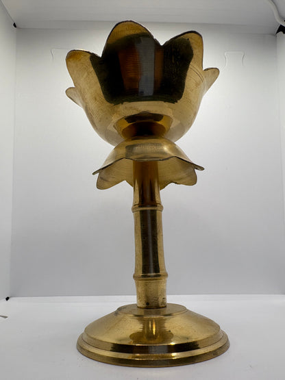 Brass (Petal) Flower Diya - Medium