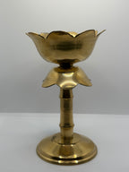 Brass (Petal) Flower Diya - Medium