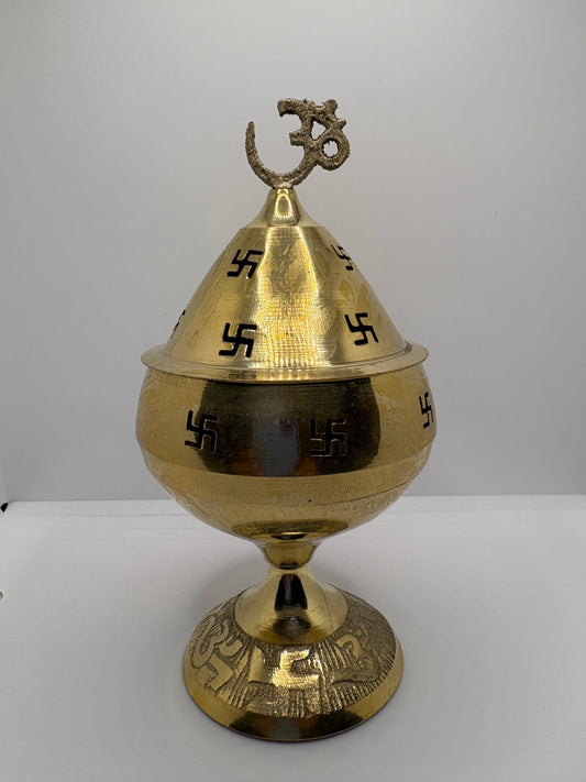 Akhand Jot Jyoti Diya - Brass (Petal)