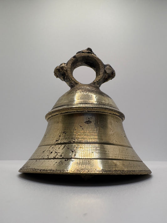 Mandir Bell (Ghanta) - Brass (Petal)