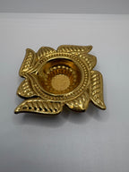 Brass (Petal) Swastik Diya - Small