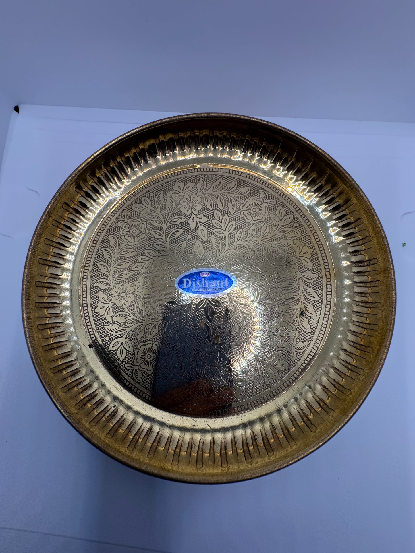 Quater Size Brass (Petal) Plate