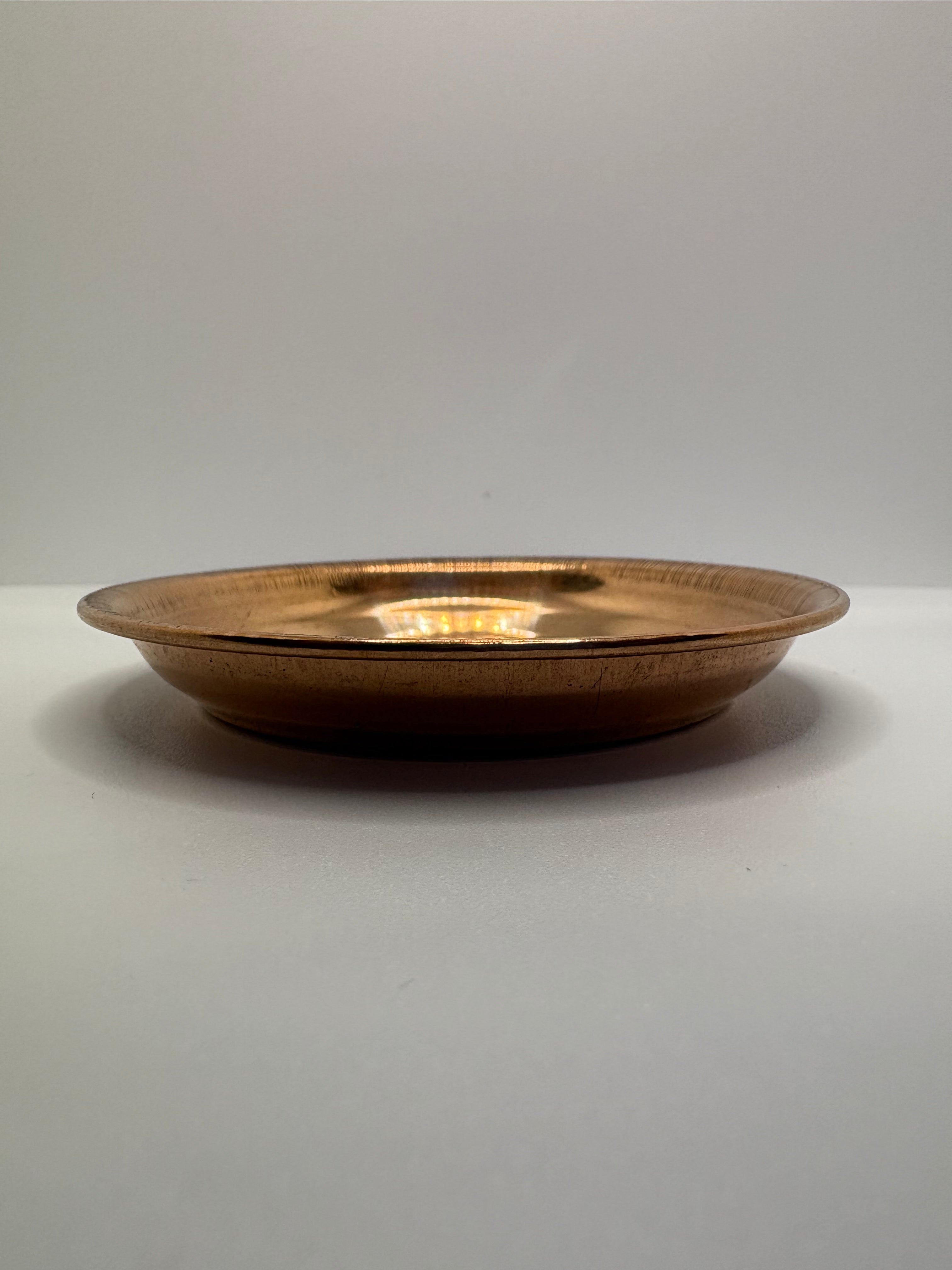 Copper (Tamba) Bhog Plate