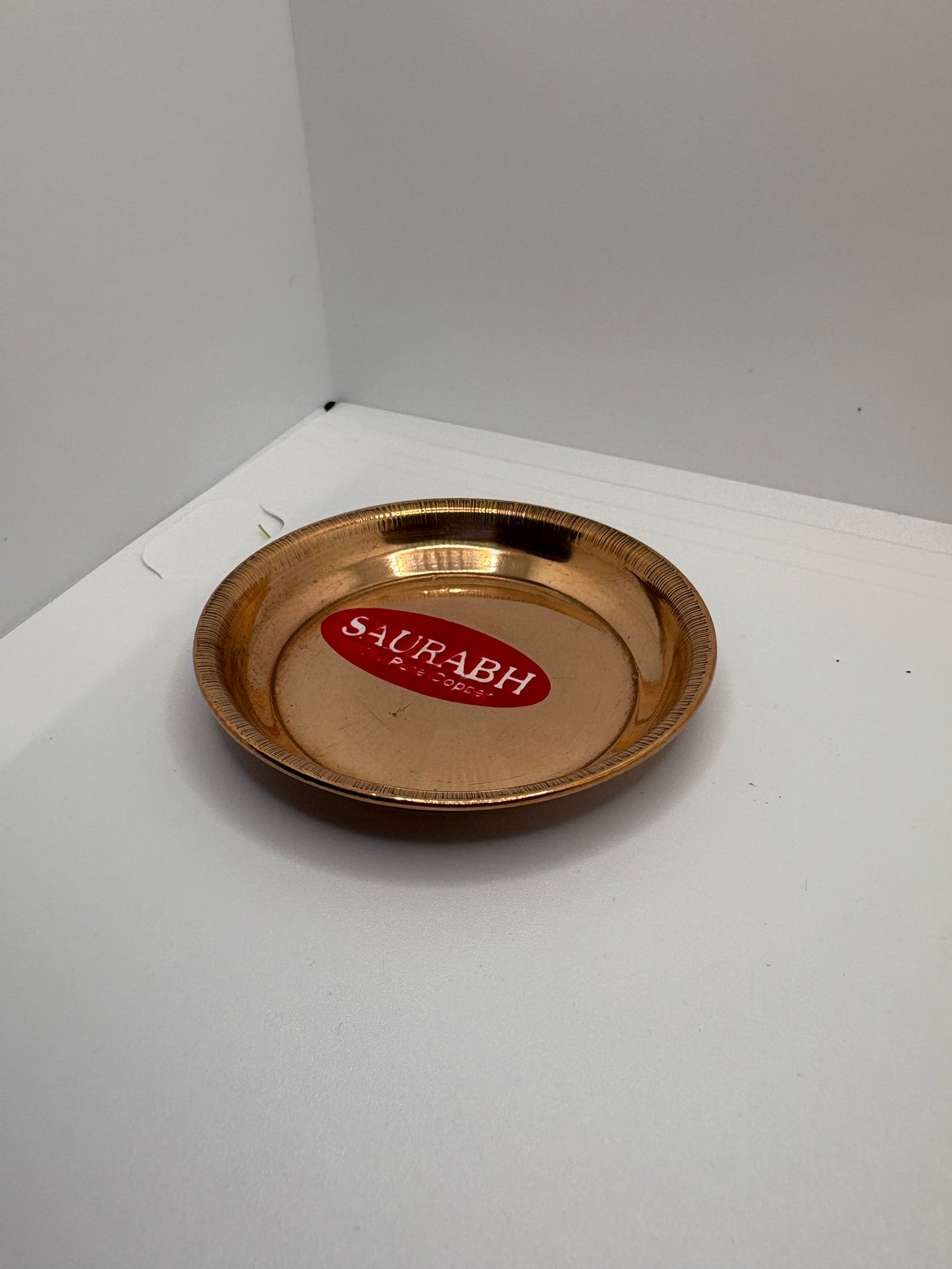 Copper (Tamba) Bhog Plate