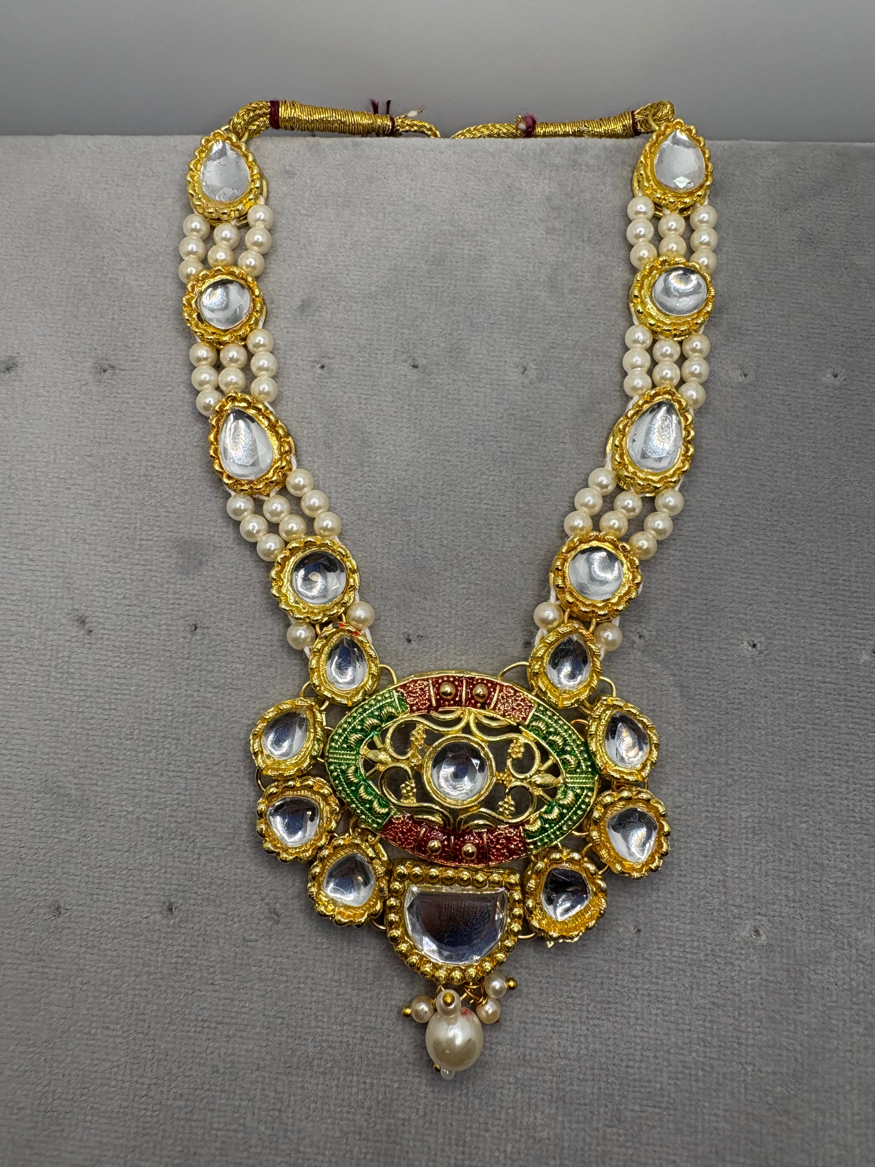 Mala for Ladoo Gopal Ji | Handcrafted Beaded Garland for Bal Gopal Idol Shringar