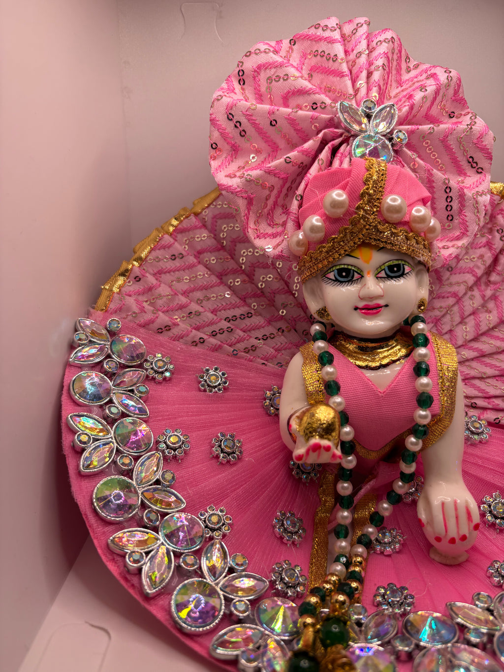 Ladoo Gopal Ji Dress | Designer Vastra for Bal Gopal in Premium Fabric & Embroidery