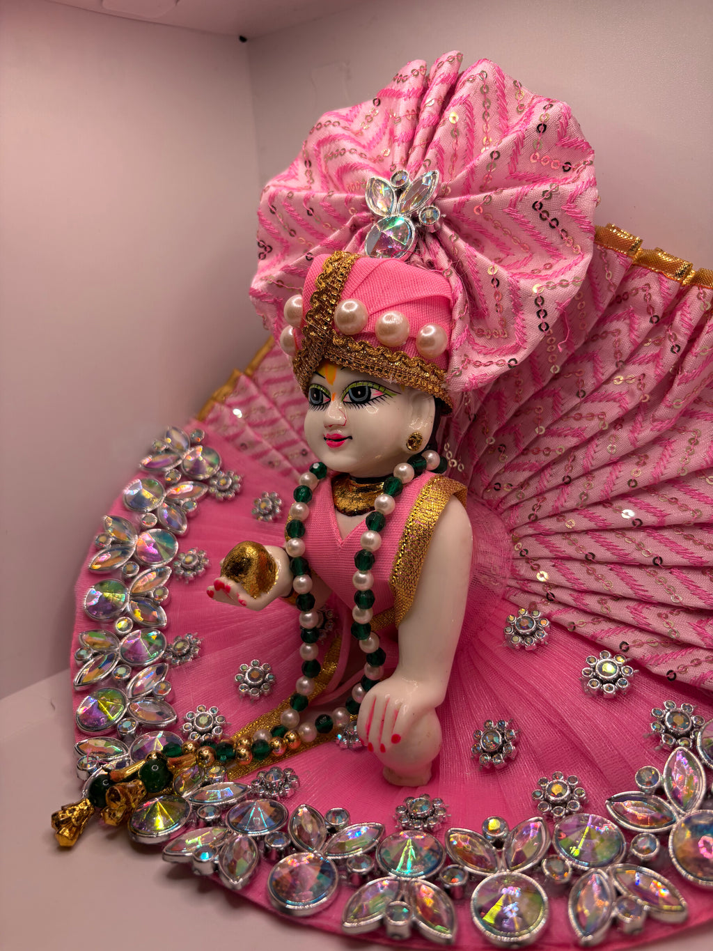 Ladoo Gopal Ji Dress | Designer Vastra for Bal Gopal in Premium Fabric & Embroidery