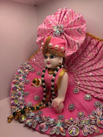 Ladoo Gopal Ji Dress | Designer Vastra for Bal Gopal in Premium Fabric & Embroidery