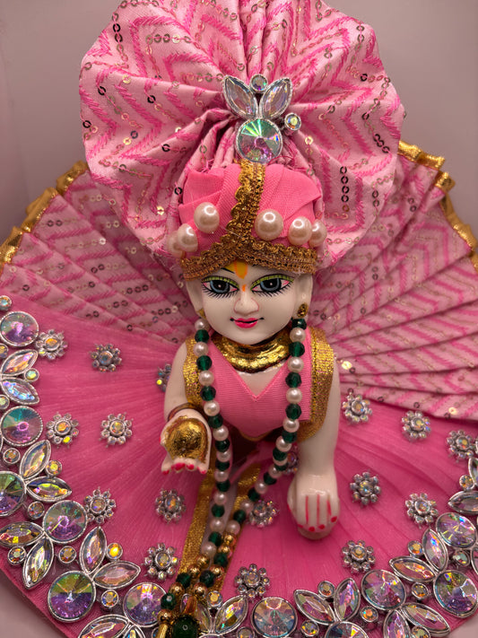 Ladoo Gopal Ji Dress | Designer Vastra for Bal Gopal in Premium Fabric & Embroidery