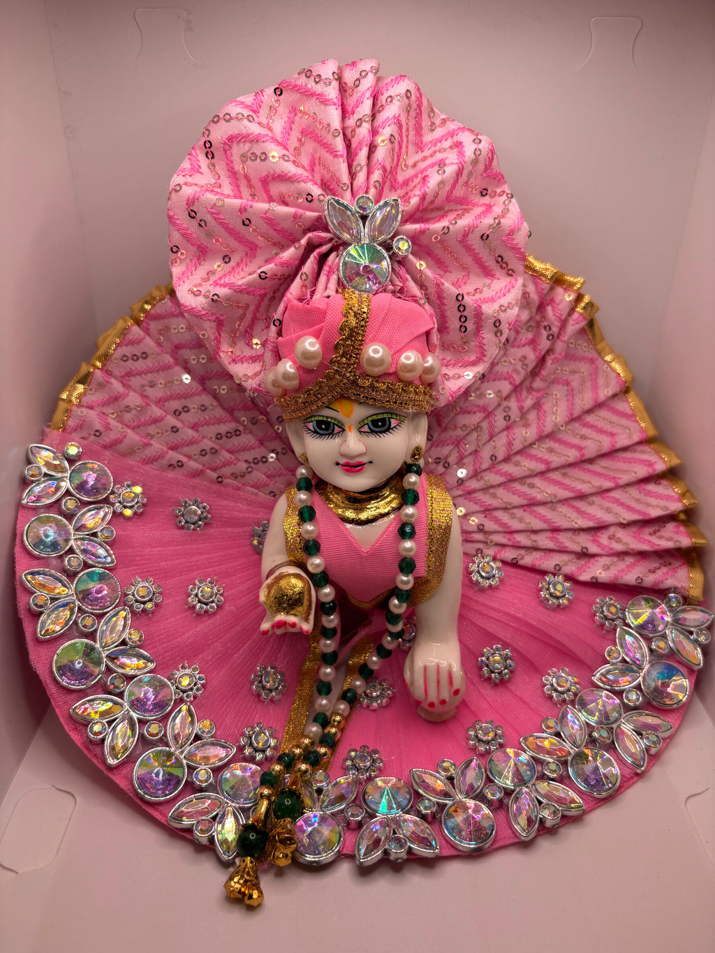 Ladoo Gopal Ji Dress | Designer Vastra for Bal Gopal in Premium Fabric & Embroidery