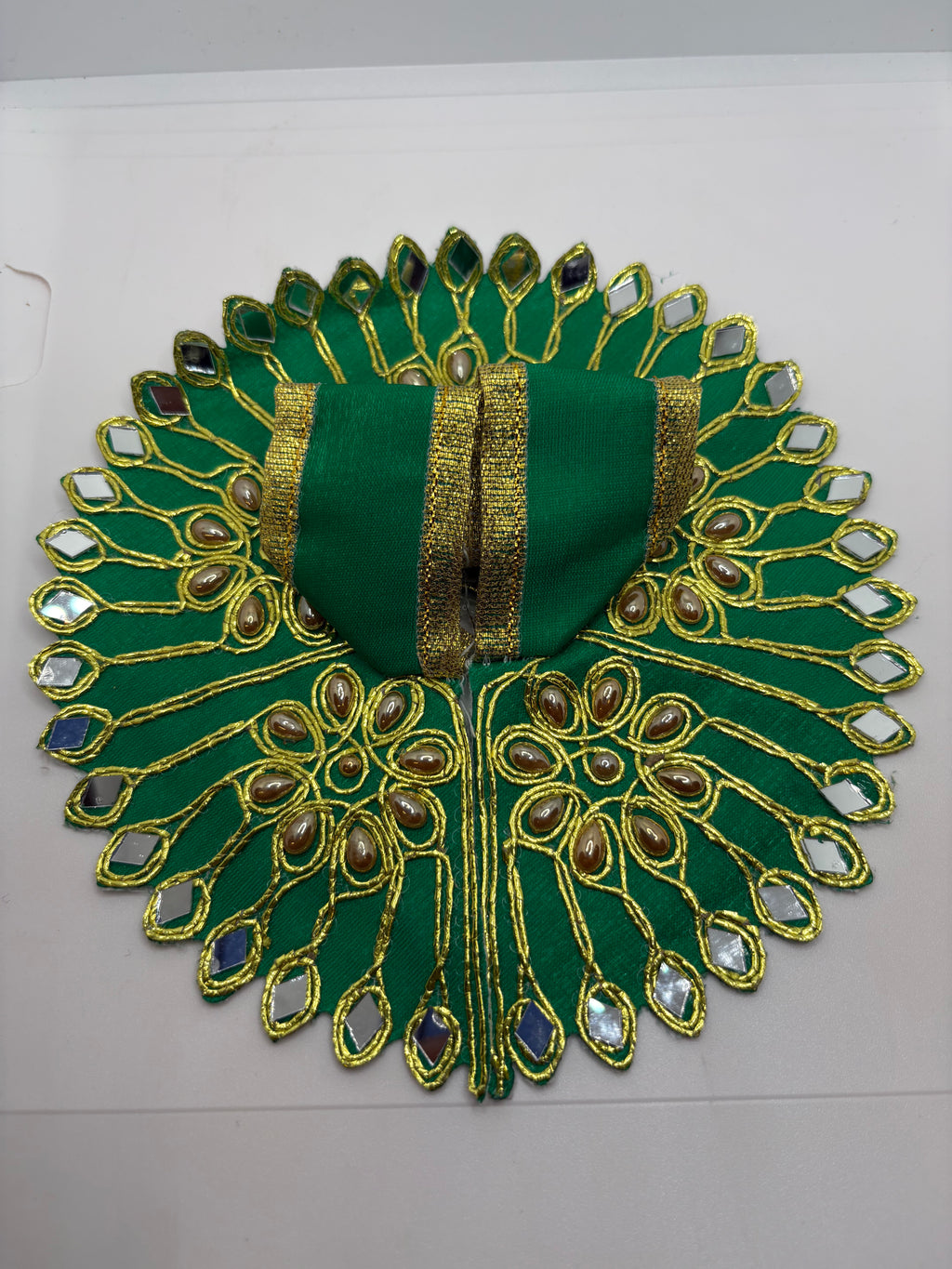 Laddu Gopal Embroidery Dress | Size (2No.- 3No.) |Handcrafted Traditional Vastra for Bal Gopal Idol