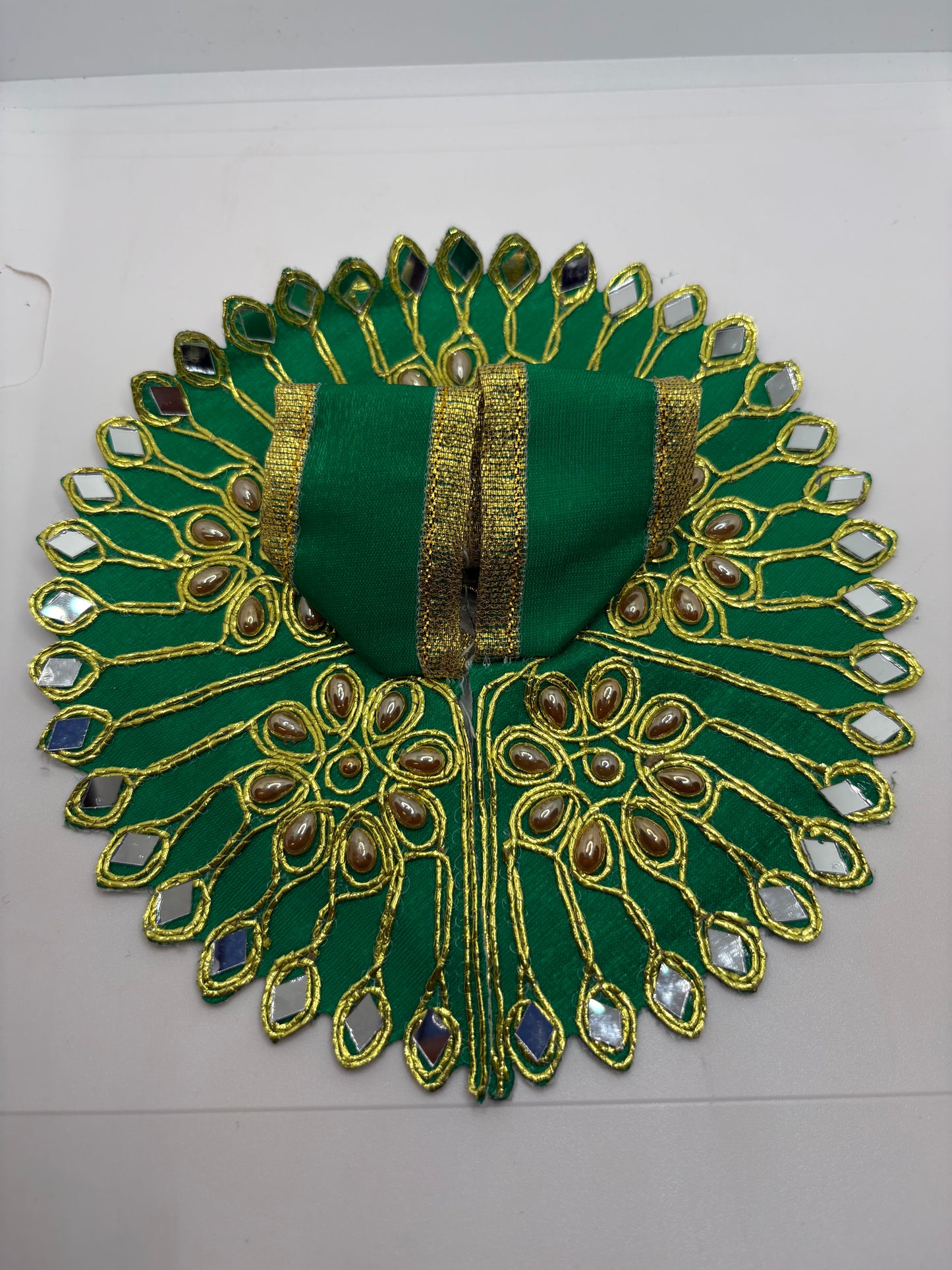 Laddu Gopal Embroidery Dress | Size (2No.- 3No.) |Handcrafted Traditional Vastra for Bal Gopal Idol