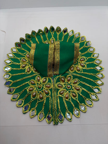 Laddu Gopal Embroidery Dress | Size (2No.- 3No.) |Handcrafted Traditional Vastra for Bal Gopal Idol