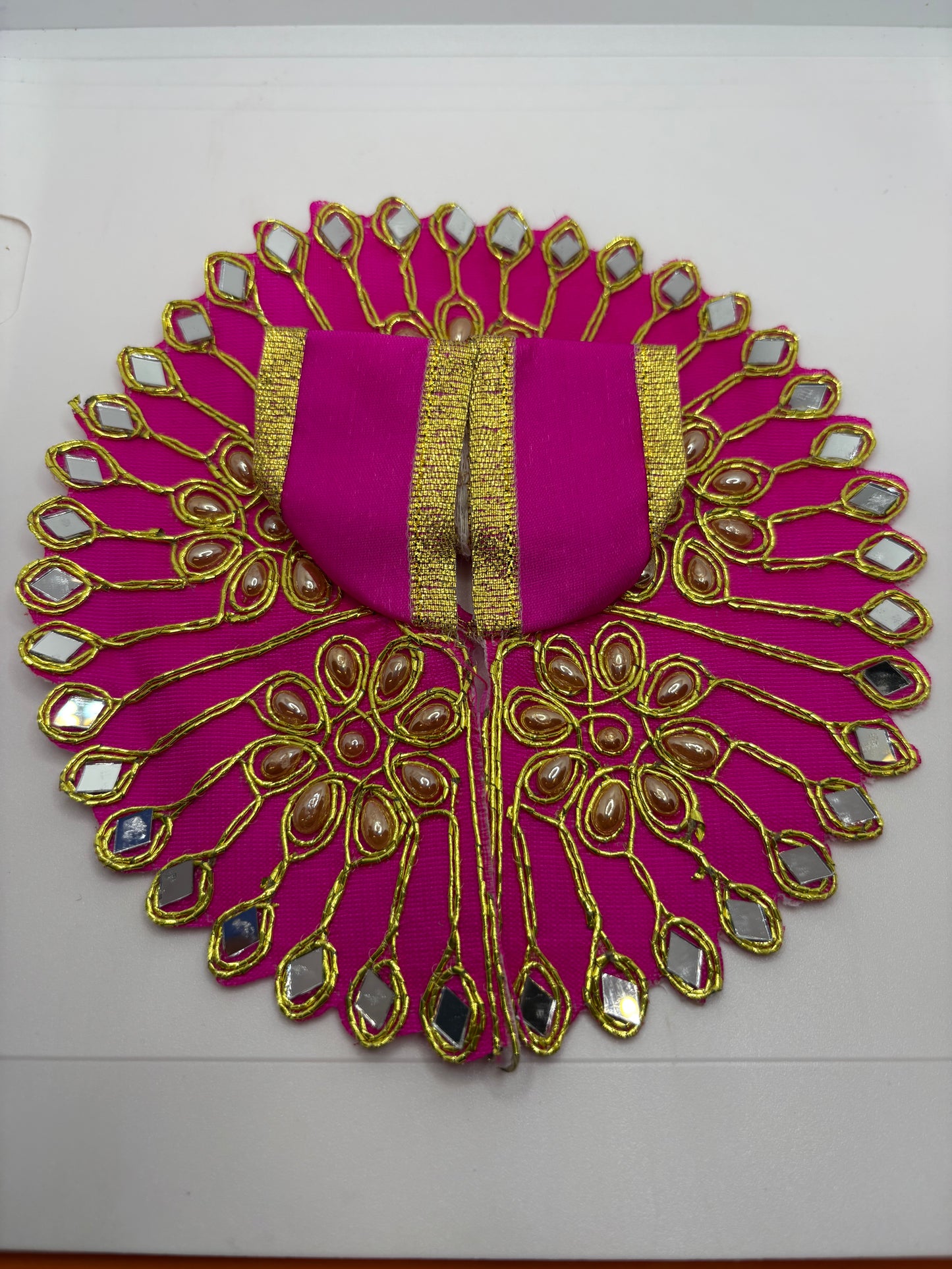 Laddu Gopal Embroidery Dress | Size (2No.- 3No.) |Handcrafted Traditional Vastra for Bal Gopal Idol