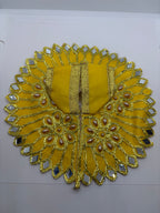 Laddu Gopal Embroidery Dress | Size (2No.- 3No.) |Handcrafted Traditional Vastra for Bal Gopal Idol