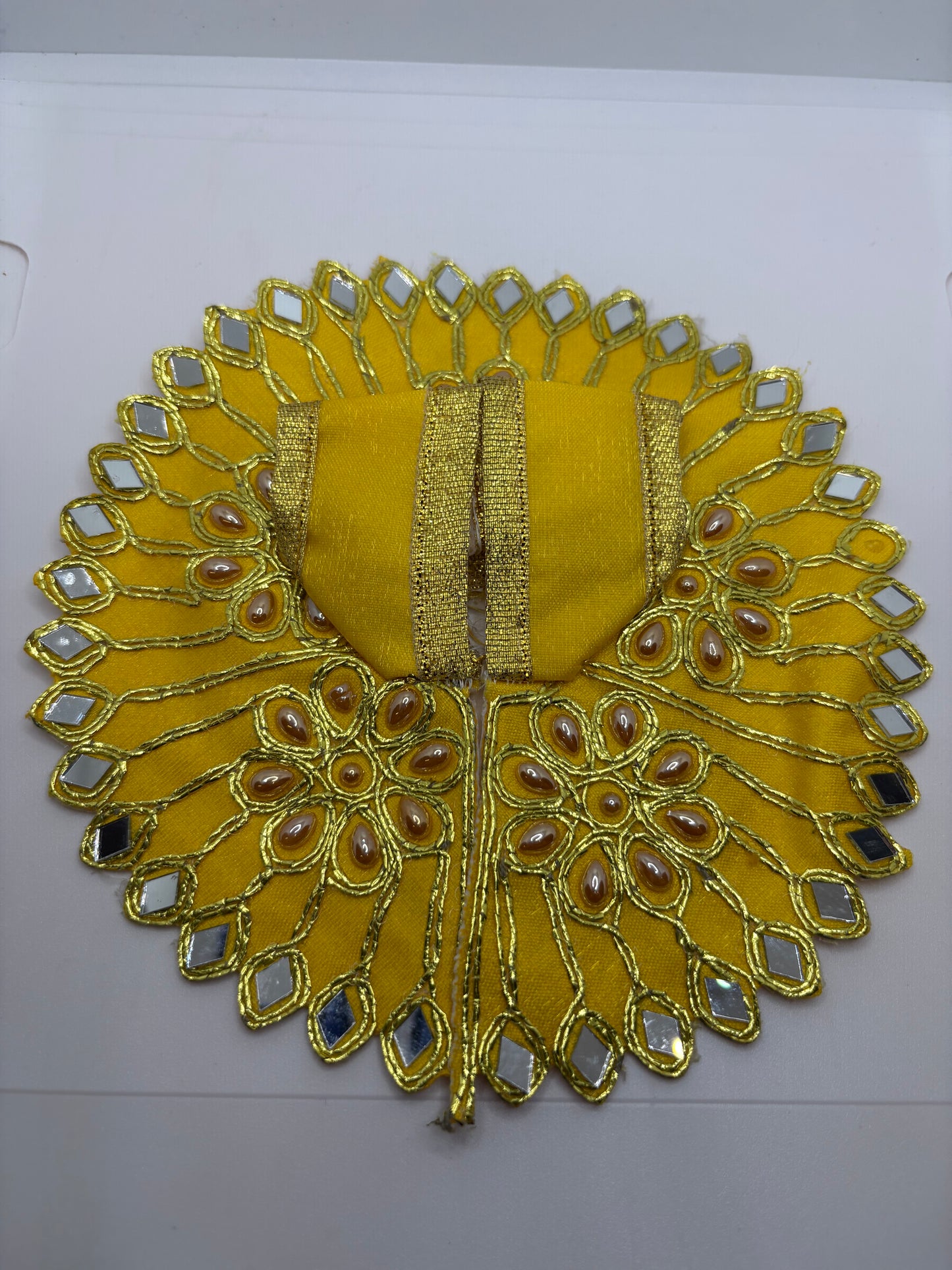 Laddu Gopal Embroidery Dress | Size (2No.- 3No.) |Handcrafted Traditional Vastra for Bal Gopal Idol