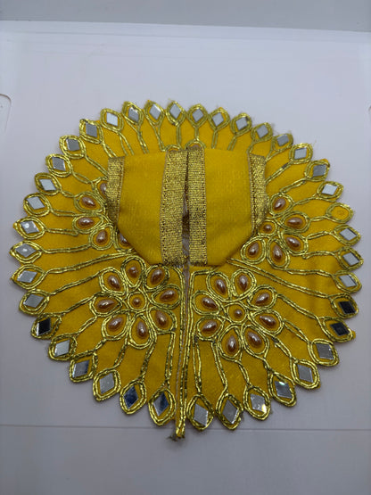 Laddu Gopal Embroidery Dress | Size (2No.- 3No.) |Handcrafted Traditional Vastra for Bal Gopal Idol