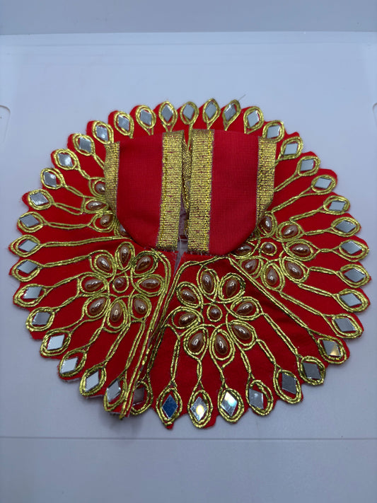 Laddu Gopal Embroidery Dress | Size (2No.- 3No.) |Handcrafted Traditional Vastra for Bal Gopal Idol