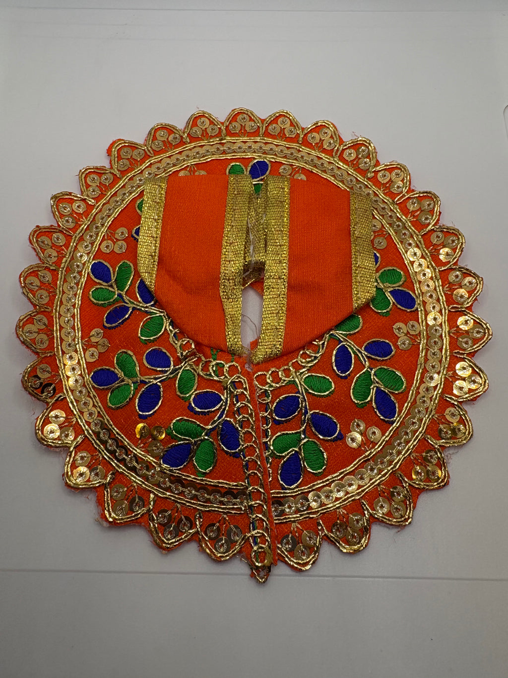 Laddu Gopal Embroidery Dress | Size (2No. - 4No.) | Handcrafted Traditional Vastra for Bal Gopal Idol