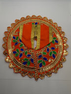 Laddu Gopal Embroidery Dress | Size (2No. - 4No.) | Handcrafted Traditional Vastra for Bal Gopal Idol