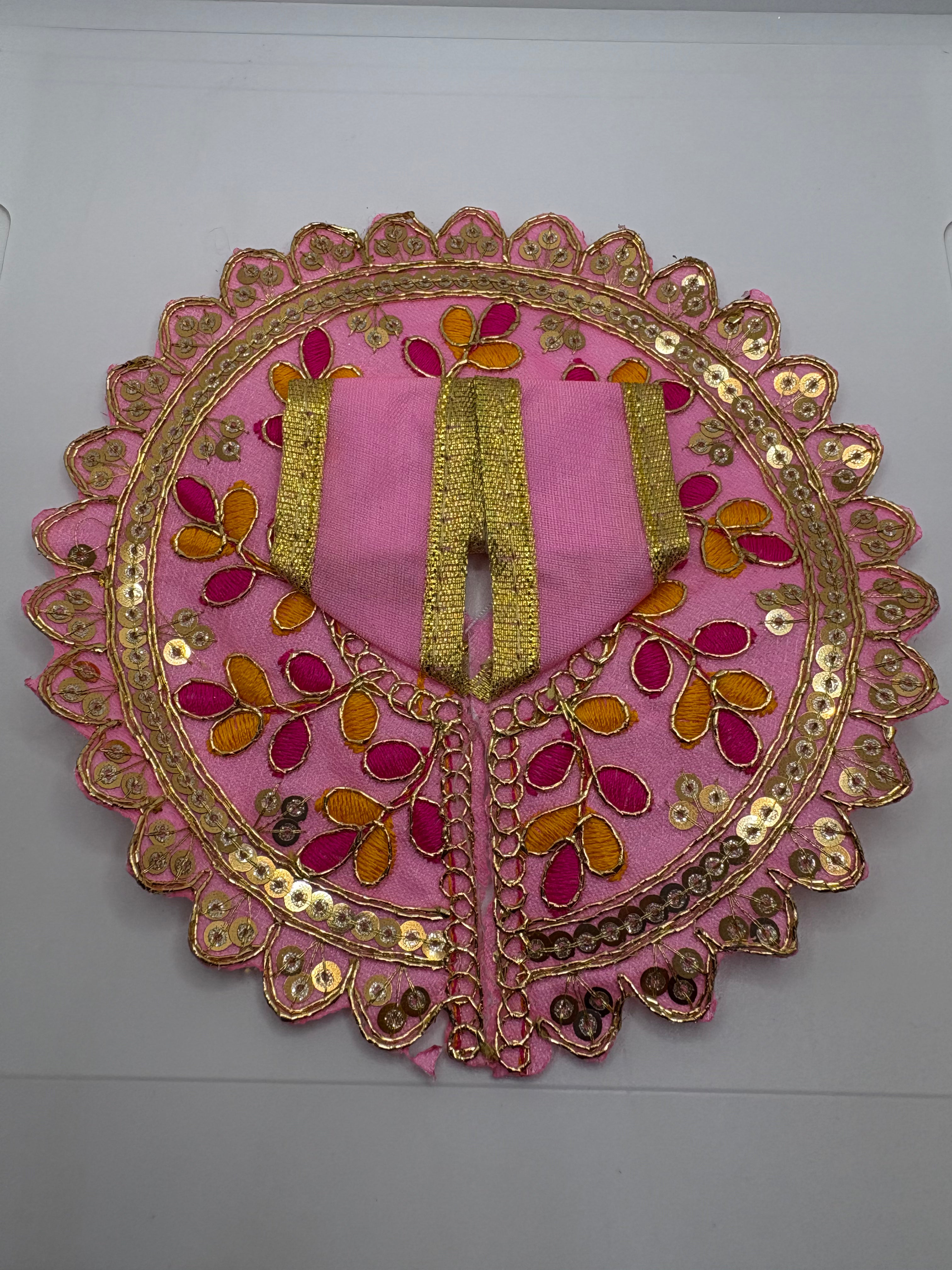Laddu Gopal Embroidery Dress | Size (2No. - 4No.) | Handcrafted Traditional Vastra for Bal Gopal Idol