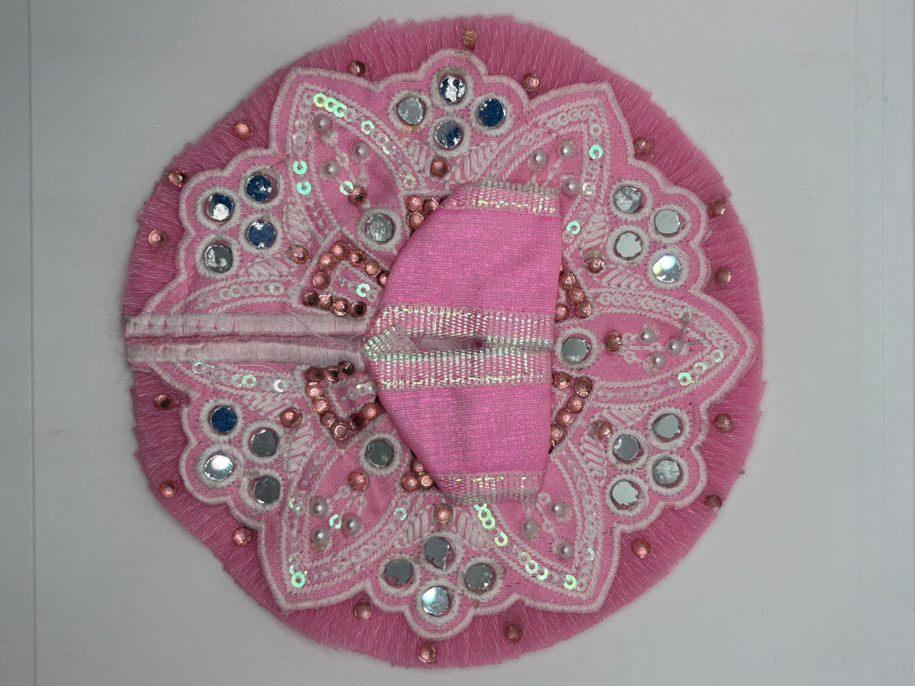 Pastel Color Laddu Gopal Embroidery Dress | Size(2no,-3no.) | Elegant Vastra for Bal Gopal Idol