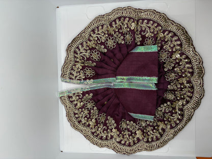 Laddu Gopal Embroidery Dress | Handcrafted Traditional Vastra for Bal Gopal Idol