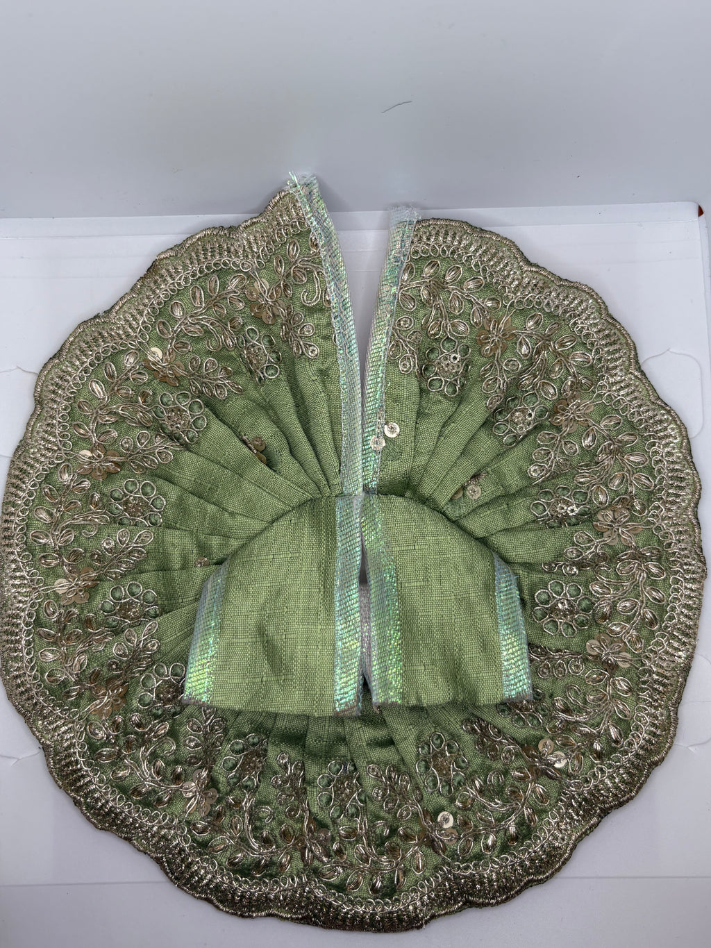 Laddu Gopal Embroidery Dress | Handcrafted Traditional Vastra for Bal Gopal Idol