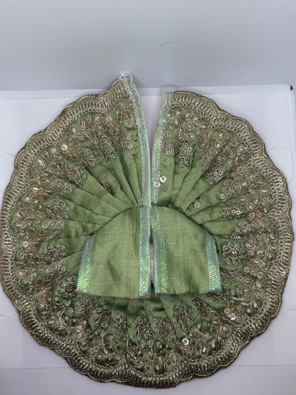 Laddu Gopal Embroidery Dress | Handcrafted Traditional Vastra for Bal Gopal Idol