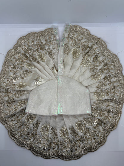 Laddu Gopal Embroidery Dress | Handcrafted Traditional Vastra for Bal Gopal Idol