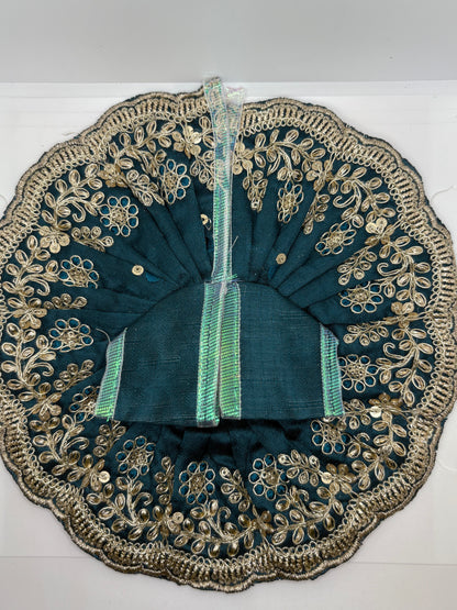 Laddu Gopal Embroidery Dress | Handcrafted Traditional Vastra for Bal Gopal Idol