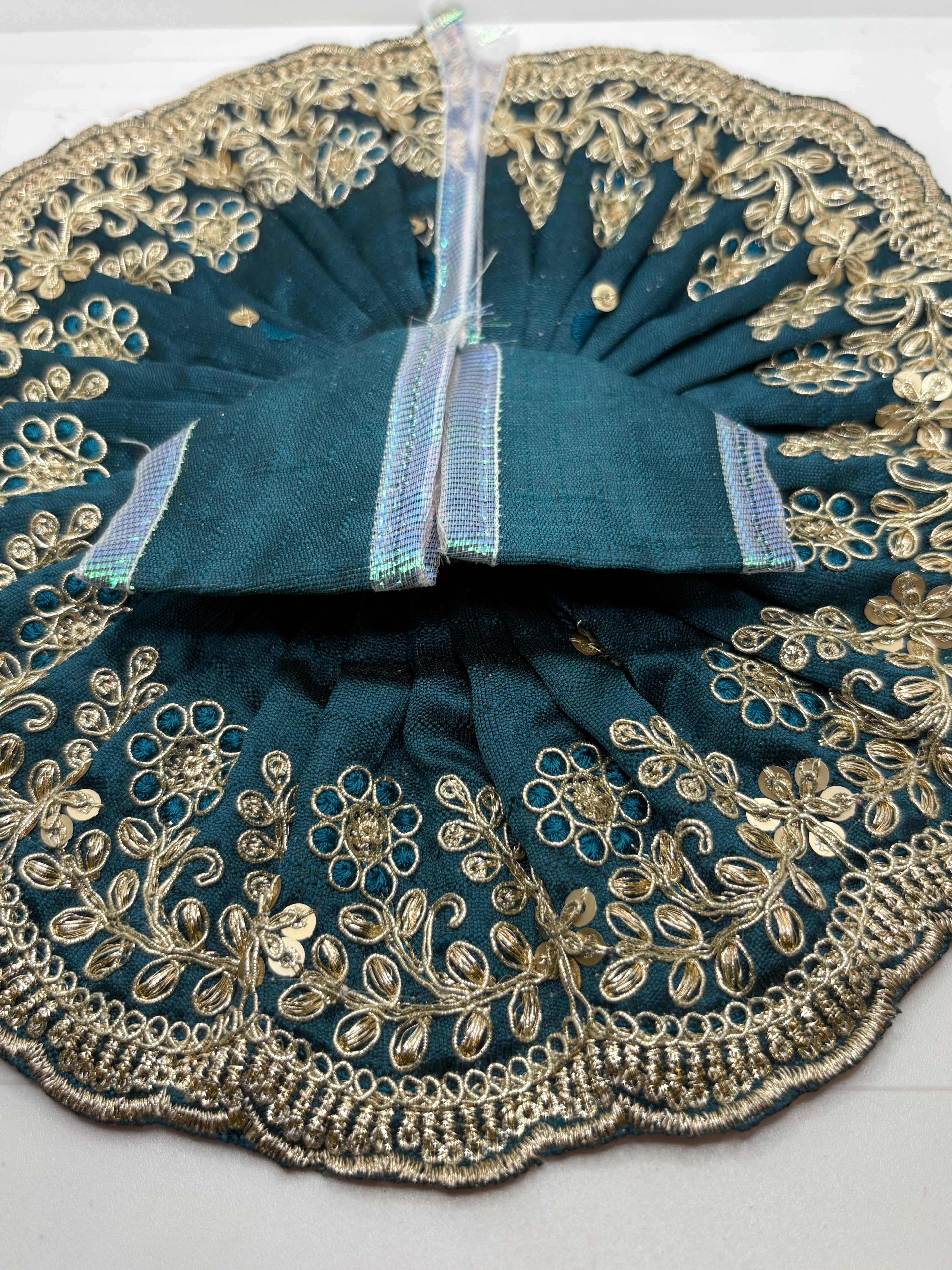 Laddu Gopal Embroidery Dress | Handcrafted Traditional Vastra for Bal Gopal Idol