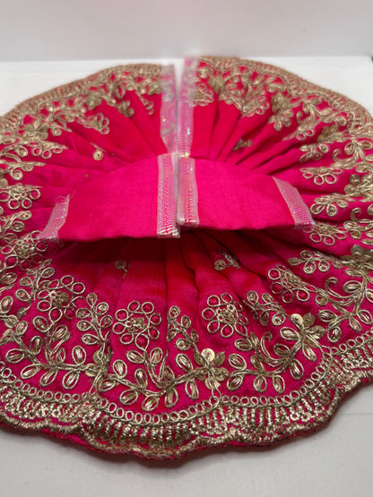 Laddu Gopal Embroidery Dress | Handcrafted Traditional Vastra for Bal Gopal Idol