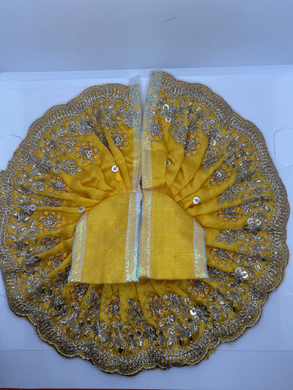Laddu Gopal Embroidery Dress | Handcrafted Traditional Vastra for Bal Gopal Idol