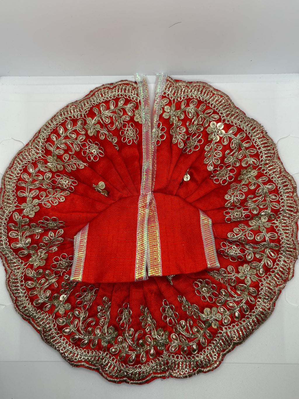 Laddu Gopal Embroidery Dress | Handcrafted Traditional Vastra for Bal Gopal Idol