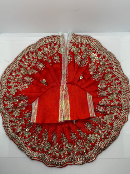 Laddu Gopal Embroidery Dress | Handcrafted Traditional Vastra for Bal Gopal Idol