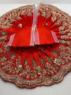 Laddu Gopal Embroidery Dress | Handcrafted Traditional Vastra for Bal Gopal Idol