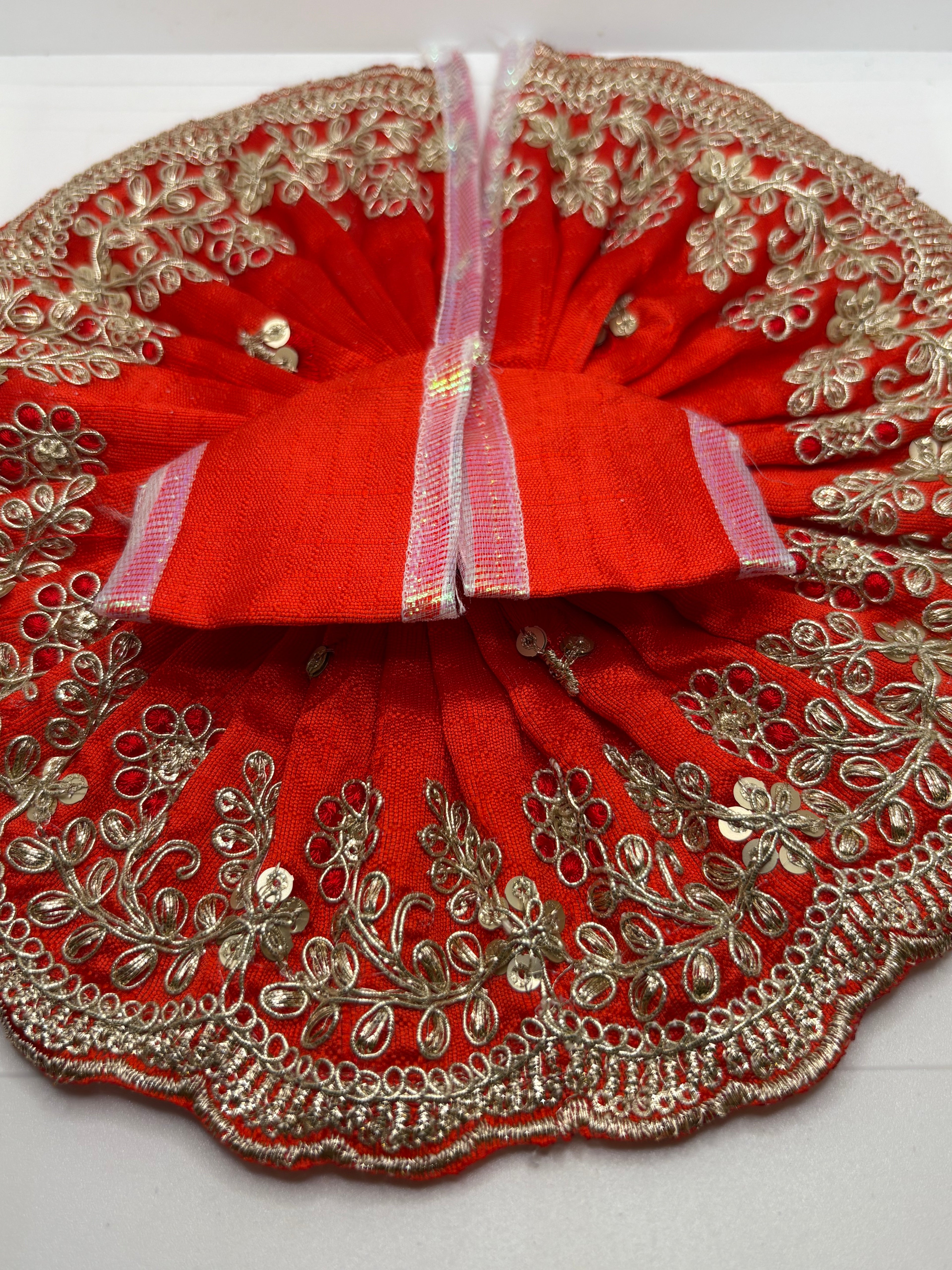Laddu Gopal Embroidery Dress | Handcrafted Traditional Vastra for Bal Gopal Idol