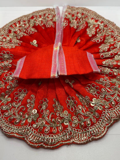 Laddu Gopal Embroidery Dress | Handcrafted Traditional Vastra for Bal Gopal Idol
