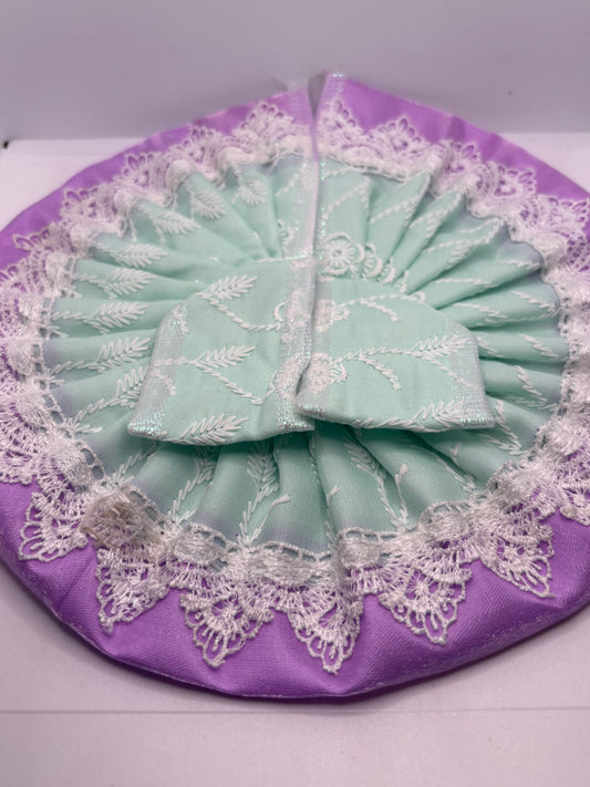 Thread Embroidery Dress for Laddu Gopal Ji | Traditional Handcrafted Vastra for Bal Gopal Idol