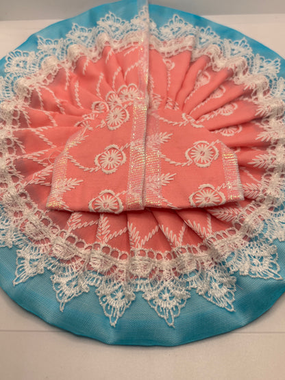 Thread Embroidery Dress for Laddu Gopal Ji | Traditional Handcrafted Vastra for Bal Gopal Idol