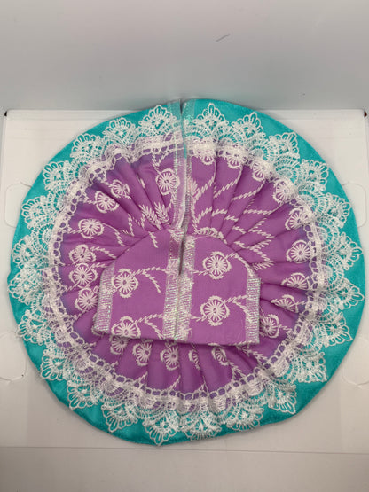 Thread Embroidery Dress for Laddu Gopal Ji | Traditional Handcrafted Vastra for Bal Gopal Idol