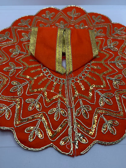 Laddu Gopal Embroidery Dress | Handcrafted Traditional Vastra for Bal Gopal Idol