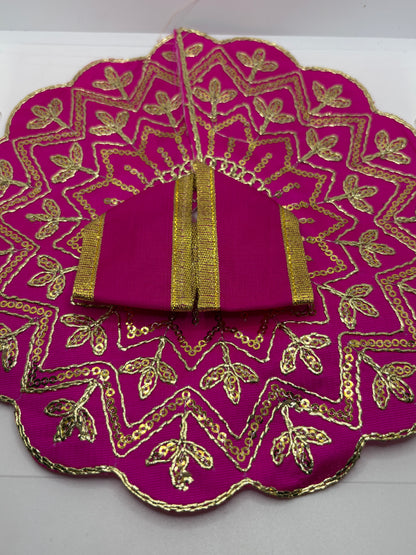 Laddu Gopal Embroidery Dress | Handcrafted Traditional Vastra for Bal Gopal Idol
